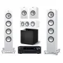 Домашний кинотеатр 5.1 KEF Q550 SATIN WHITE + AV-ресивер Onkyo TX-NR696 B M3